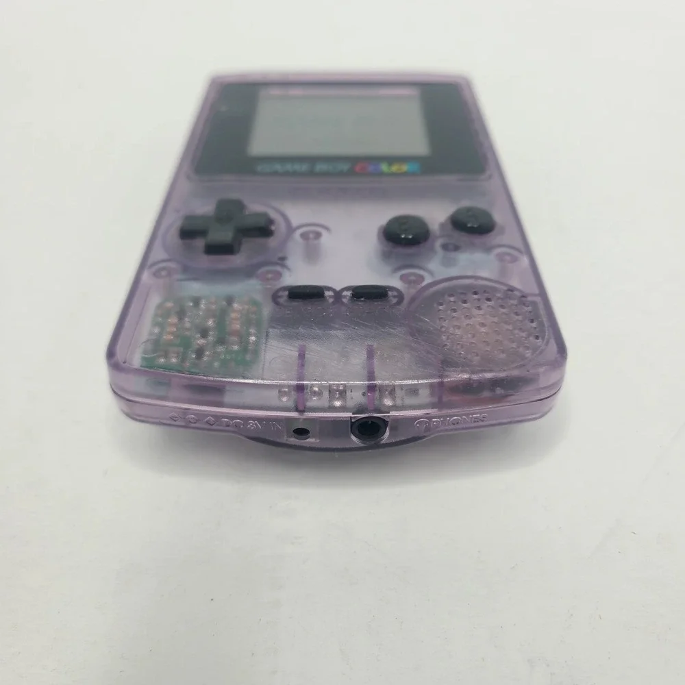 Nintendo Game Boy Color Atomic Purple Console As Is No Battery Cover Parts Only‎